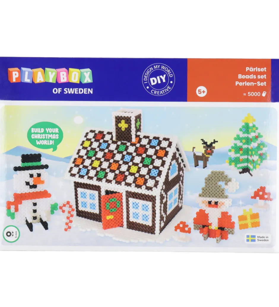 Perlesæt - 5000 stk. - Honningkagehus>Playbox Discount