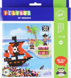 Perlesæt - 2000 stk. - Pirater>Playbox New
