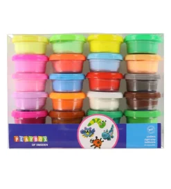 Silk Clay Modellervoks - 24 stk - 10 gram>Playbox Hot