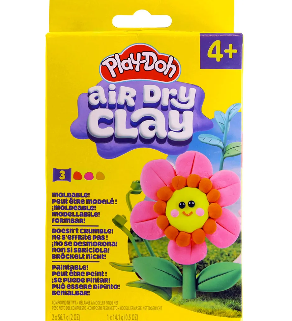 Modellervoks - Air Dry Clay - Blomst>Play-Doh Clearance
