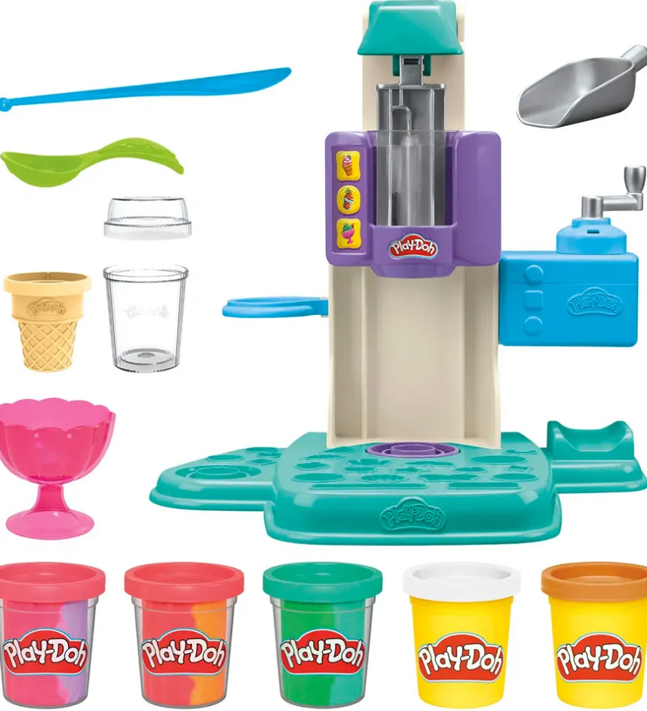 Modellervoks - Rainbow Swirl Ice Cream>Play-Doh Best