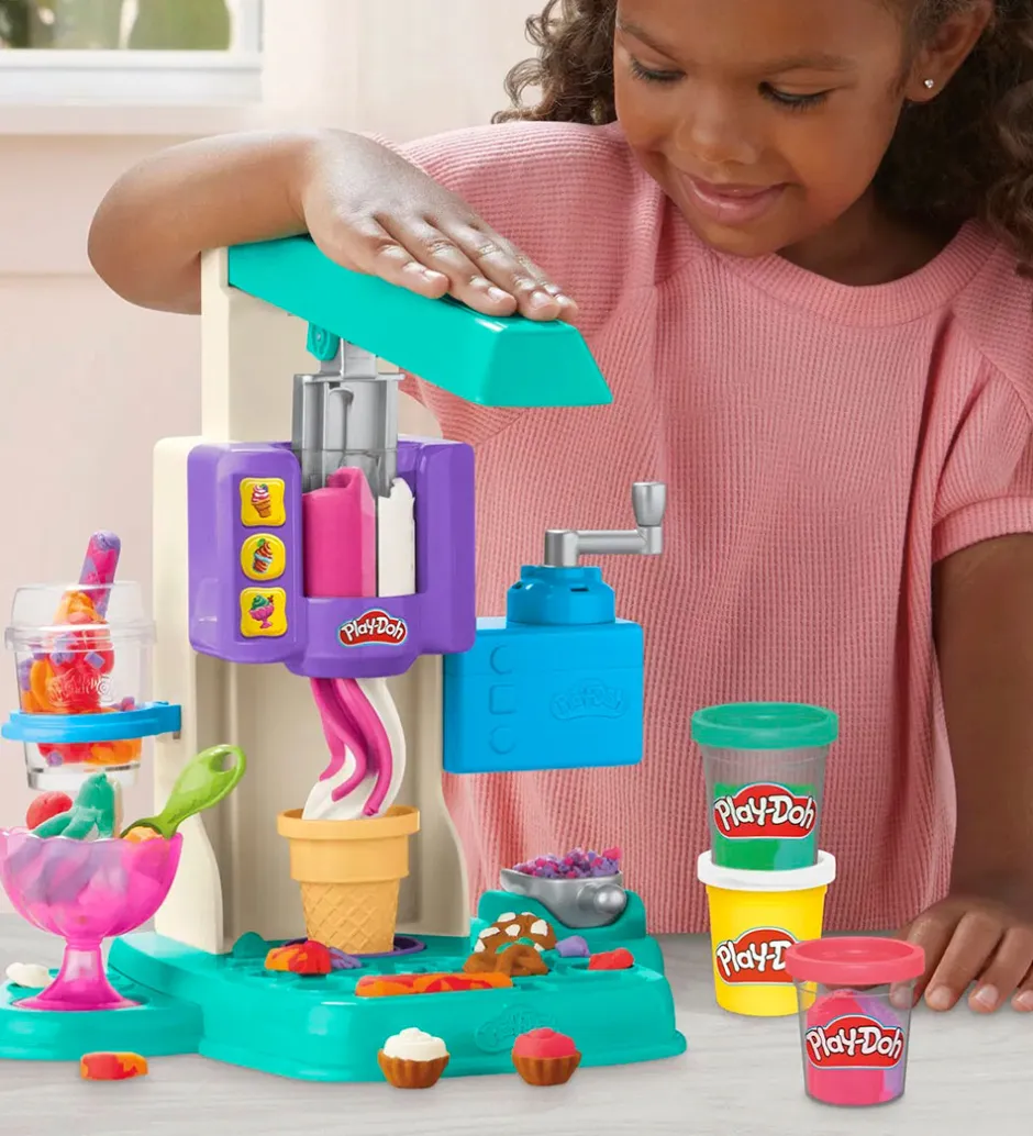 Modellervoks - Rainbow Swirl Ice Cream>Play-Doh Best