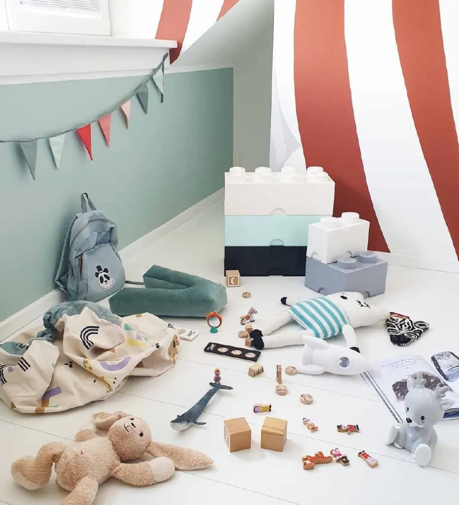 Legetøjstæppe - Ø: 140 cm - Animal Alphabet>Play&Go Hot