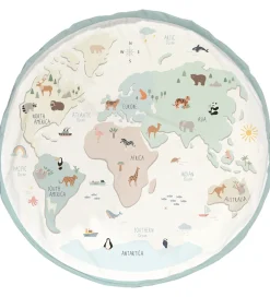Legetøjstæppe/Opbevaring - 140 cm - 2-i-1 - Worldmap>Play&Go Hot