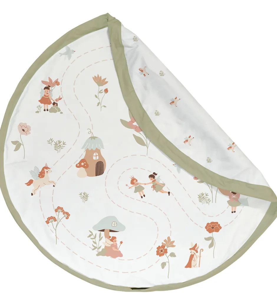 Legetøjstæppe/Opbevaring - 140 cm - 2-i-1 - Fairy World>Play&Go Outlet