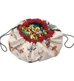 Legetøjstæppe/Opbevaring - 140 cm - 2-i-1 - Circus><noscript><img width=