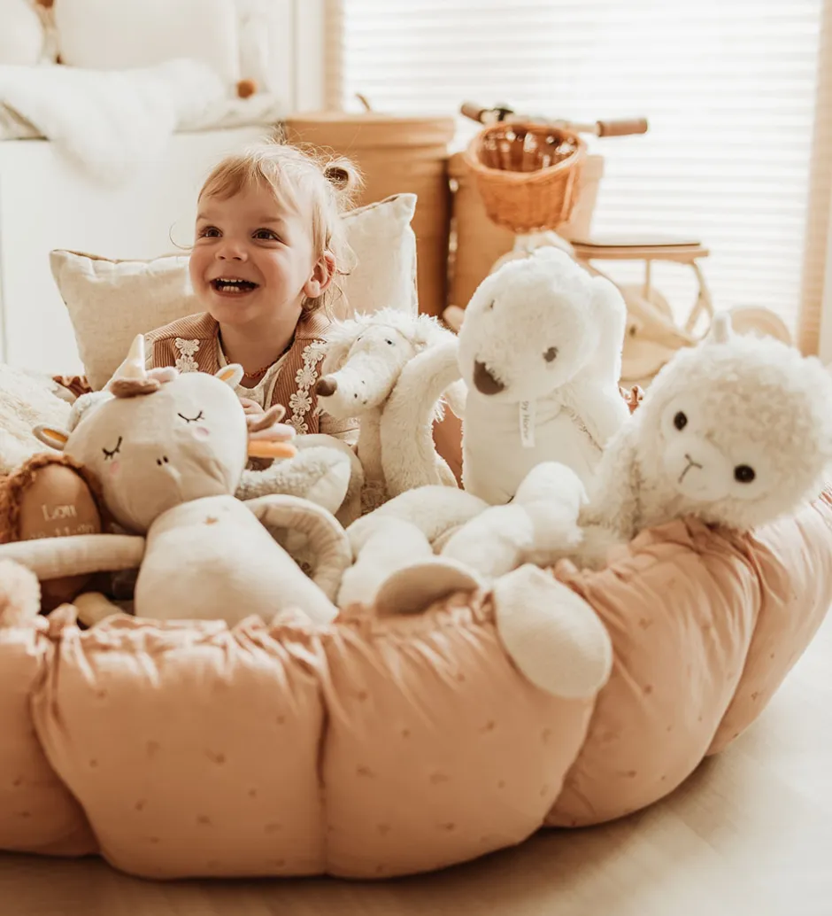Legetæppe - 3-i-1 - Ø130 cm - Bloom Fleuri>Play&Go Sale
