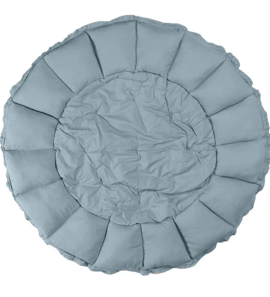 Legetæppe - 3-i-1 - Ø130 cm - Dusty Blue>Play&Go Online