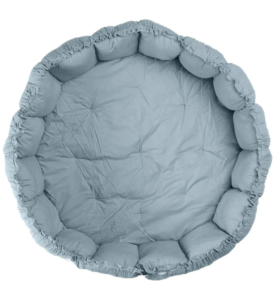 Legetæppe - 3-i-1 - Ø130 cm - Dusty Blue>Play&Go Online