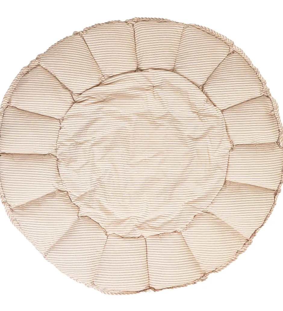 Legetæppe - 3-i-1 - Ø130 cm - Bloom Stripes Blue>Play&Go Hot