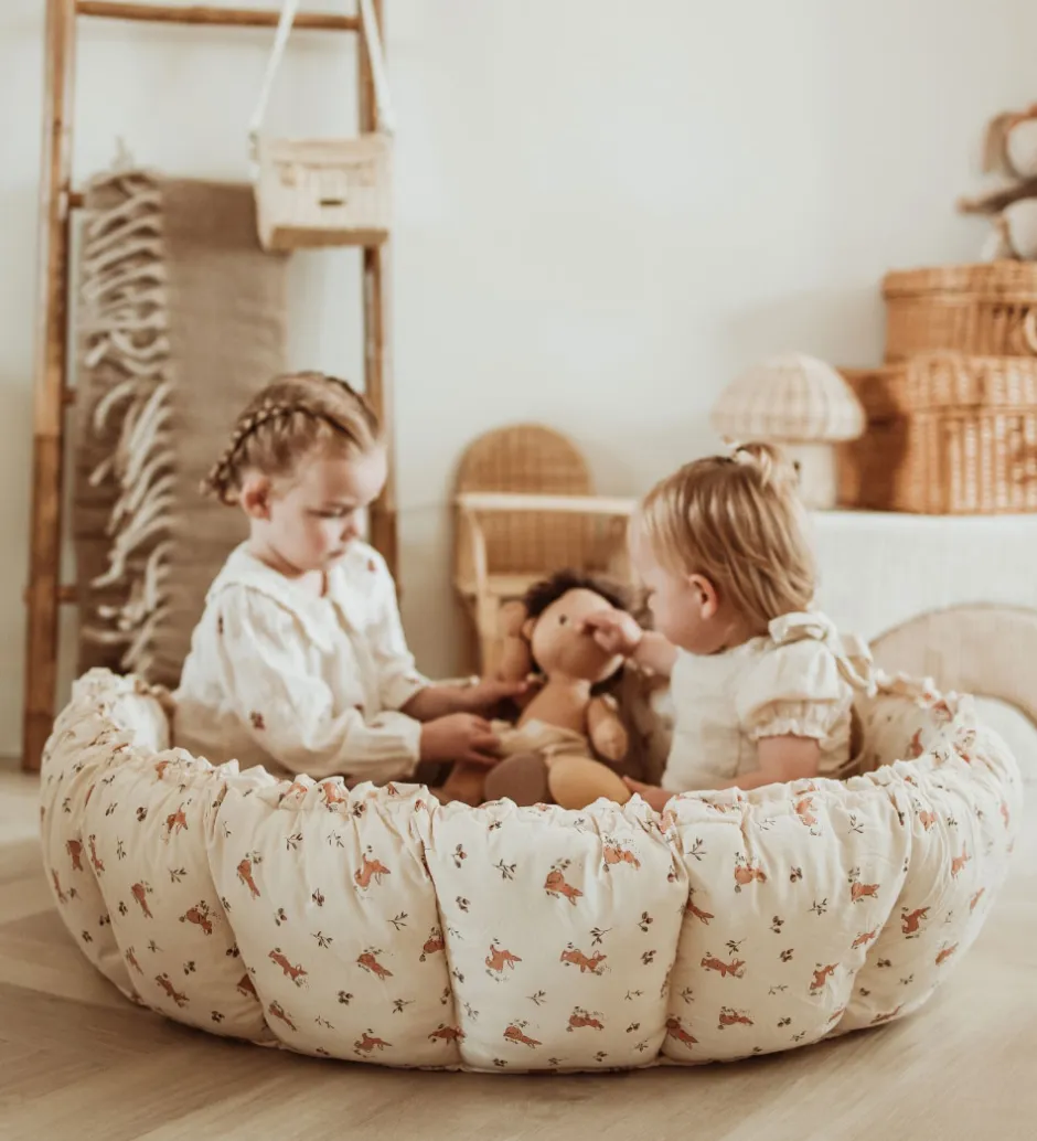 Legetæppe - 3-i-1 - Ø130 cm - Bloom Rabbit>Play&Go Sale