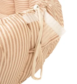 Legetæppe - 3-i-1 - Ø130 cm - Bloom Stripes Brown><noscript><img width=