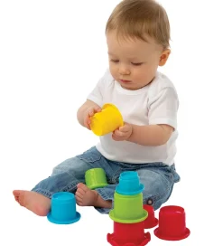 Stablelegetøj - Stabelkopper - 9 stk - Multifarvet>Playgro Hot