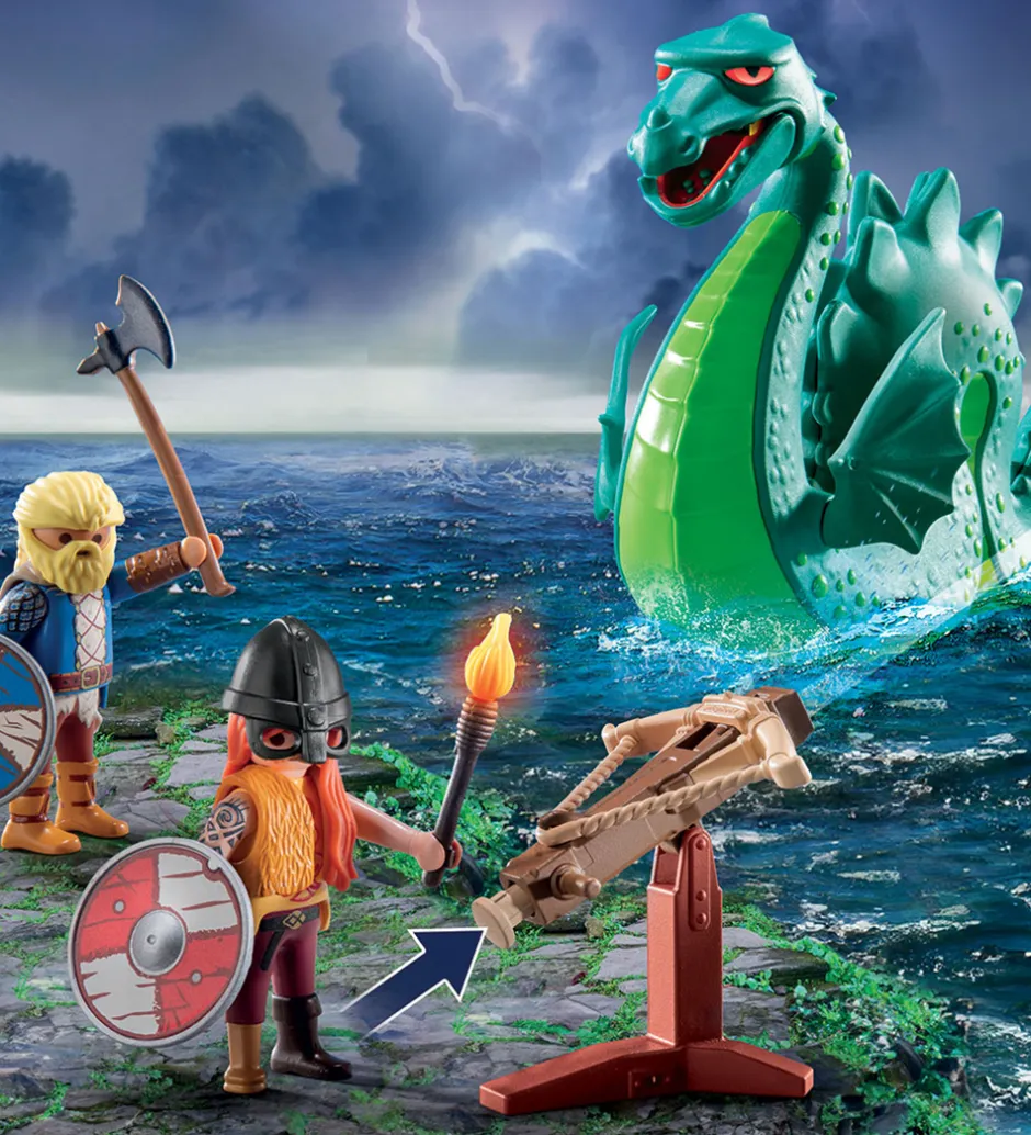 - Vikinger med Sømonster - 71830 - 40 Dele>Playmobil Hot