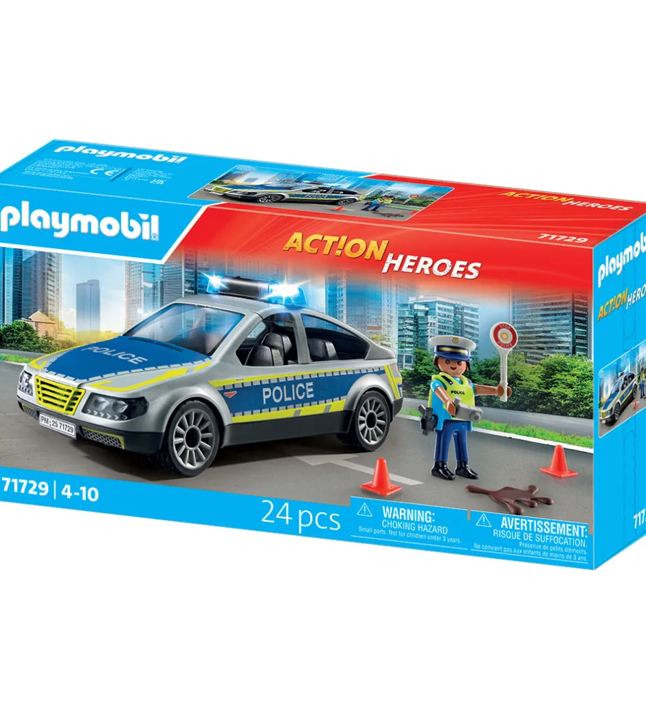 Action Heroes - Politi... m. Lys/Lyd - 71729 - 24 Dele>Playmobil Hot
