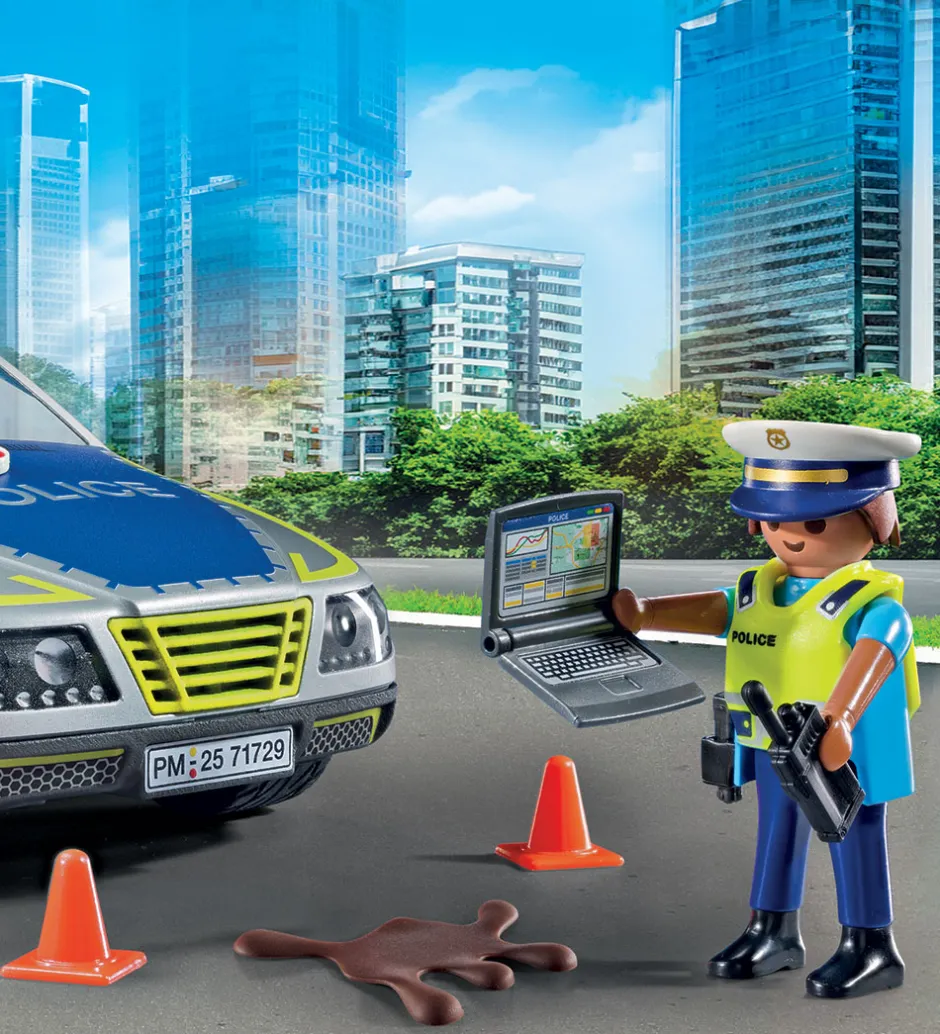 Action Heroes - Politi... m. Lys/Lyd - 71729 - 24 Dele>Playmobil Hot