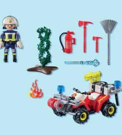 Action Heroes - Brandbekæmper Quad - 71825 - 47 Dele>Playmobil New