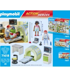 Action Heroes - Radiolog med Patient - 71618 - 29 Dele><noscript><img width=