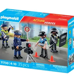 Action Heroes - Politifigurer-sæt - 71730 - 35 Dele>Playmobil Discount