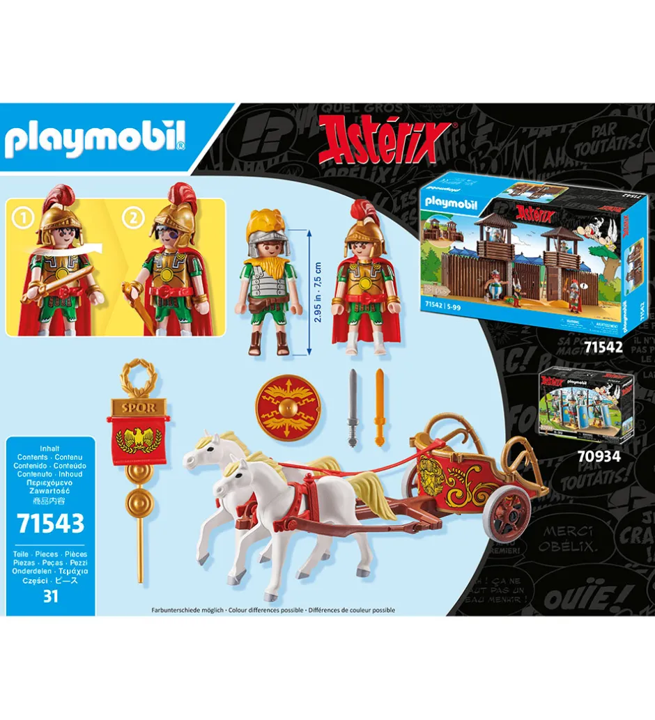 Asterix - Romersk Stridsvogn - 71543 - 31 Dele>Playmobil Outlet