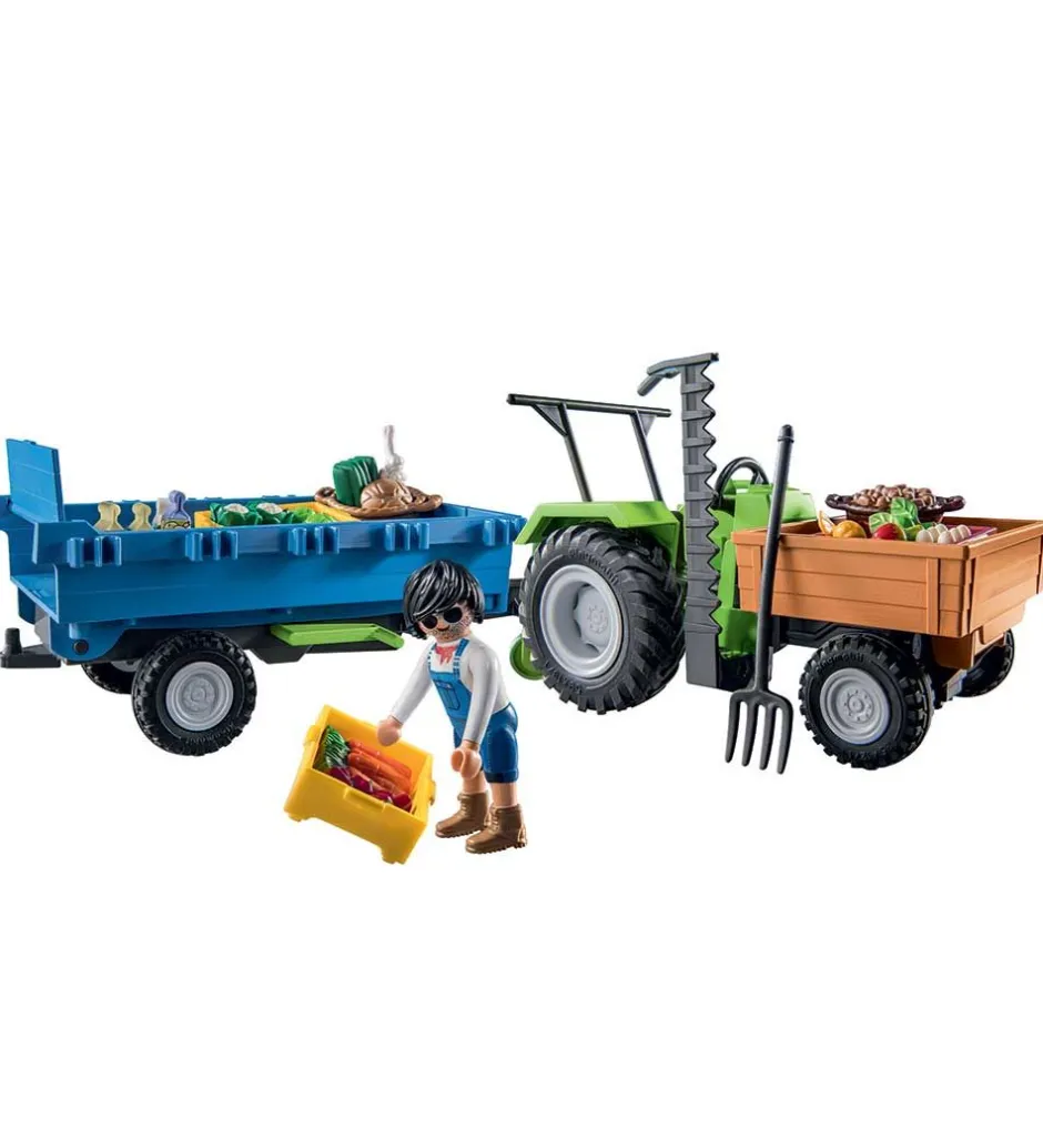 Country - Traktor m. Trailer - 71249 - 42 Dele>Playmobil Online