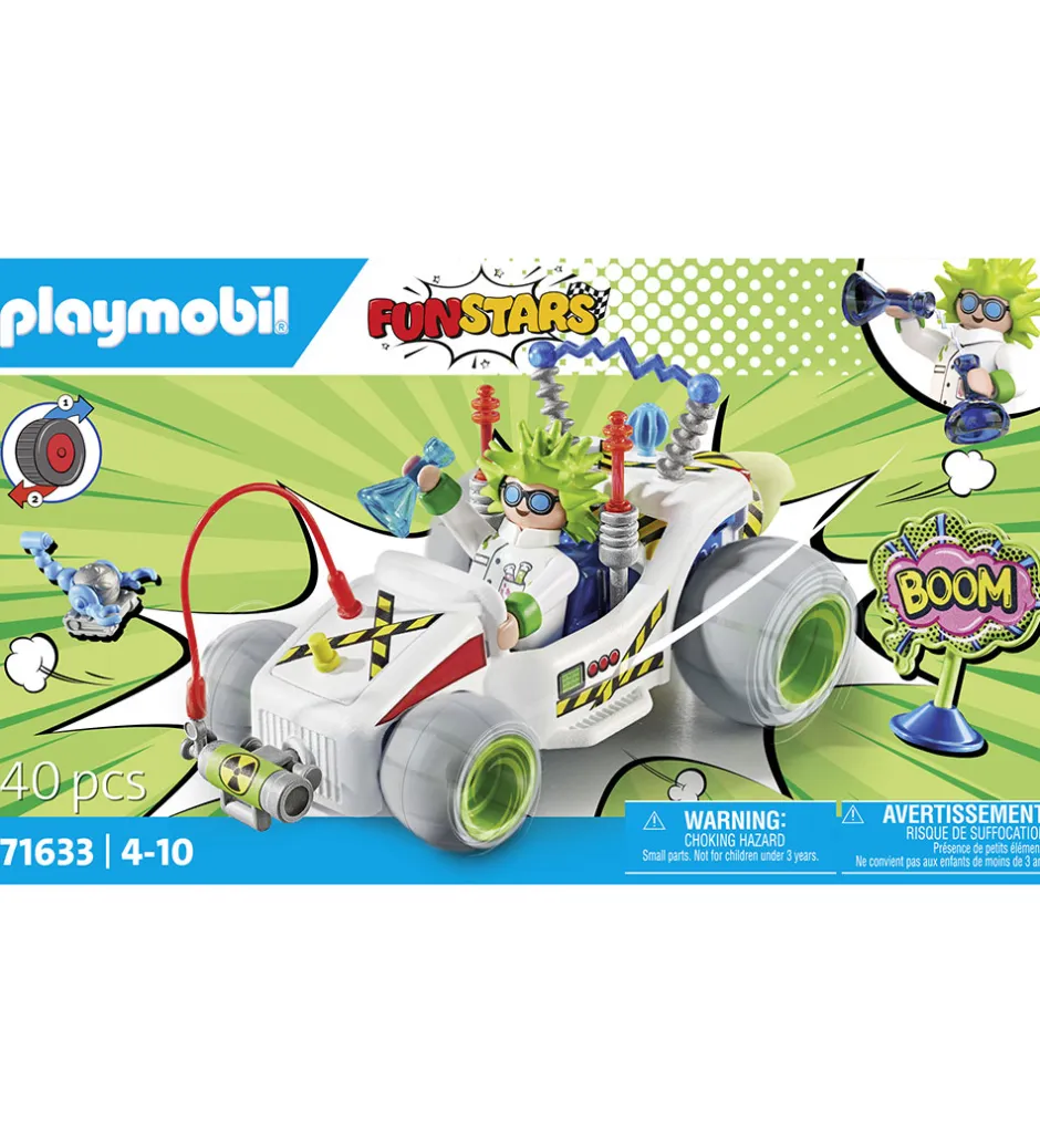 Funstars - Racing Professor - 71633 - 40 Dele>Playmobil