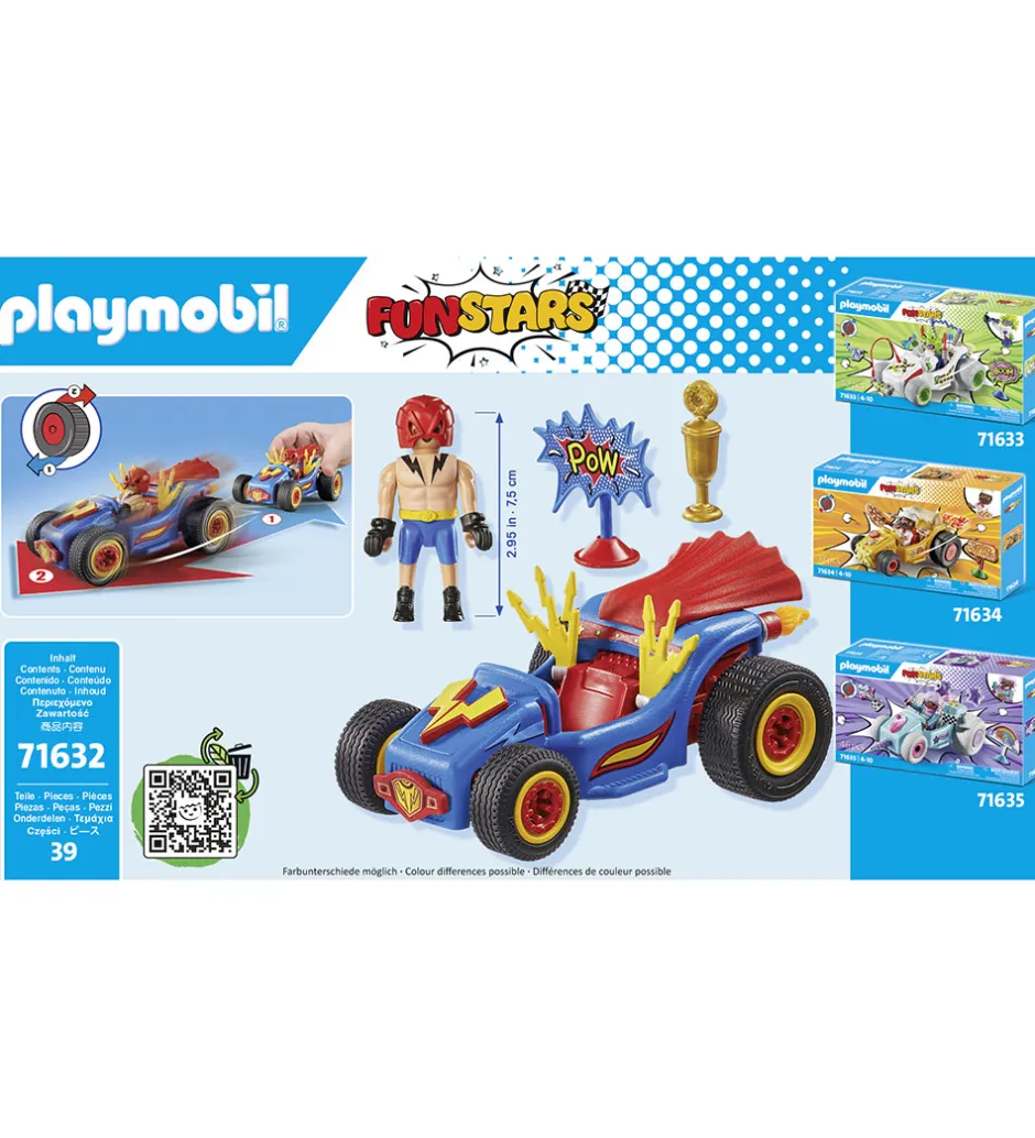 Funstars - Racing Wrestler - 71632 - 39 Dele>Playmobil Outlet