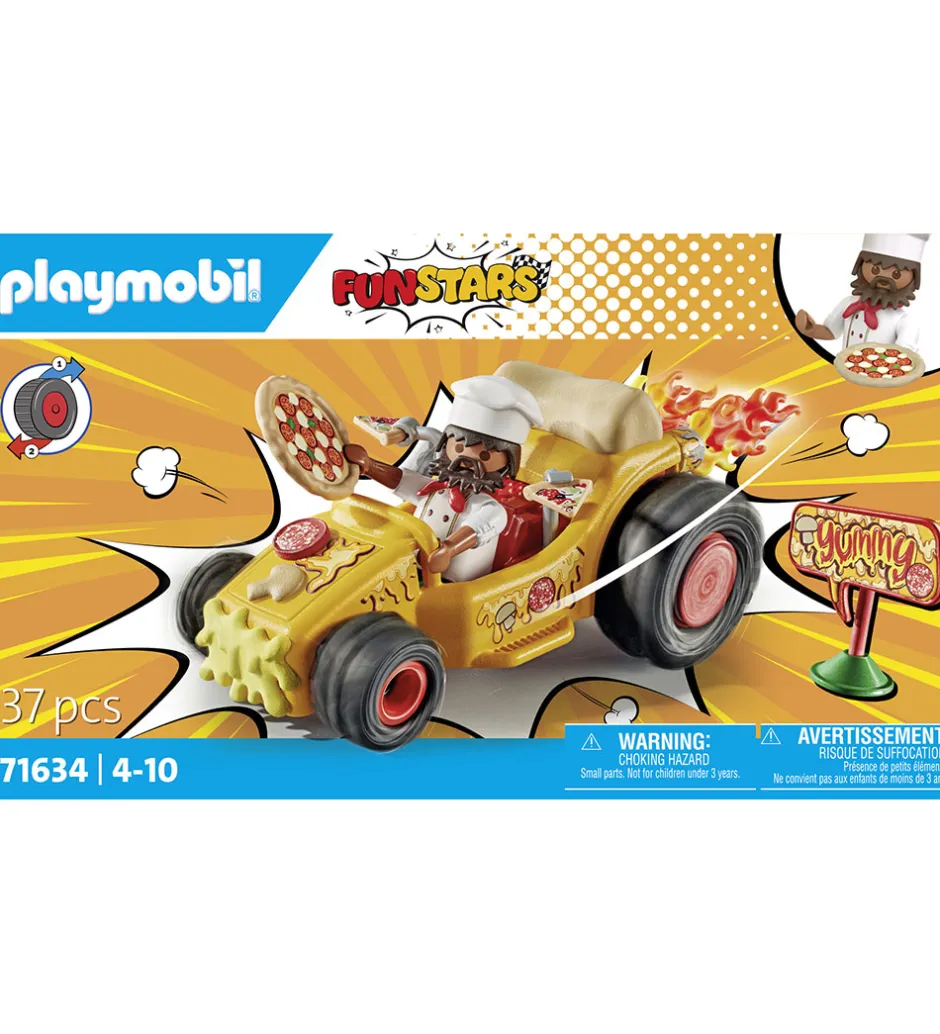 Funstars - Racing Pizza - 71634 - 37 Dele>Playmobil Sale