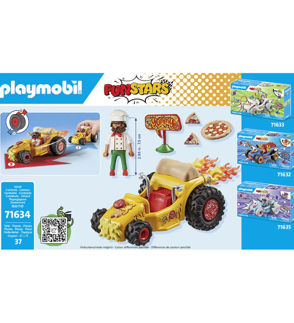 Funstars - Racing Pizza - 71634 - 37 Dele>Playmobil Sale