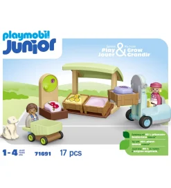 Junior - Økologisk Markedsbod og... - 71691 - 17 Dele>Playmobil Discount