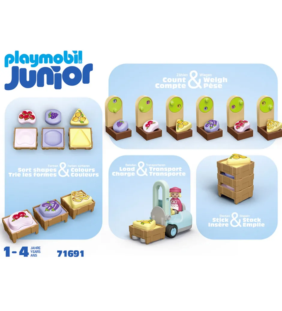 Junior - Økologisk Markedsbod og... - 71691 - 17 Dele>Playmobil Discount