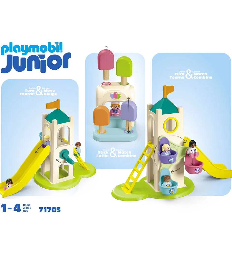 Junior - Oplevelsestårn Med Isbod - 71703 - 18 Dele>Playmobil Sale