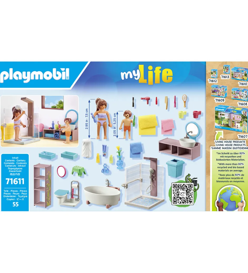 My Life - Badeværelse - 71611 - 55 Dele>Playmobil New