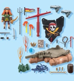 Pirates - Piratflåde med Skat - 71794 - 41 Dele>Playmobil Sale