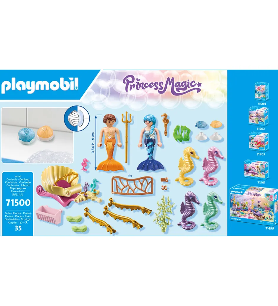 Princess Magic - Havfrue med Søh... - 71500 - 35 Dele>Playmobil Best