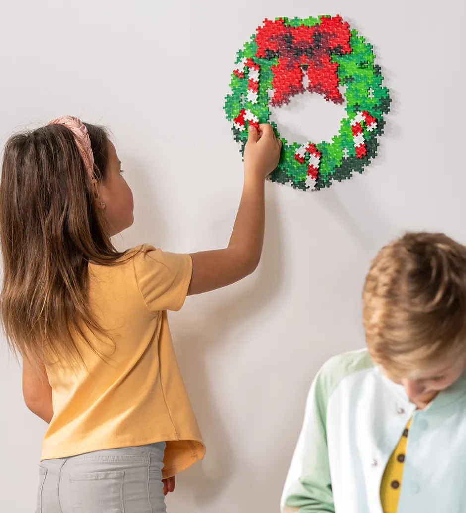 Puzzle By Number - 500 stk. - Christmas Wreath>Plus-Plus Sale