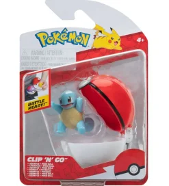 Figur - Clip N Go - Squirtle m. Poke Ball>Pokémon Discount