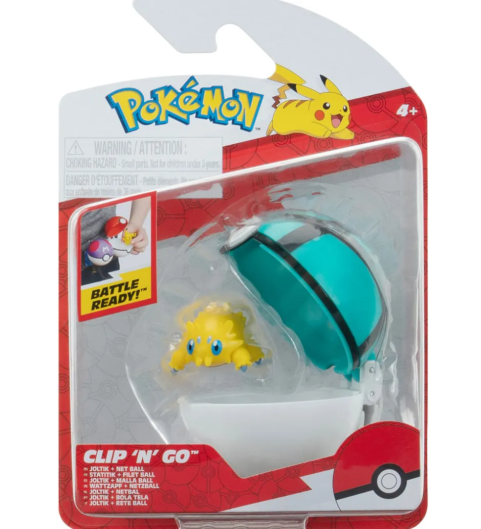 Figur - Clip N Go - Joltik m. Net Ball>Pokémon Clearance