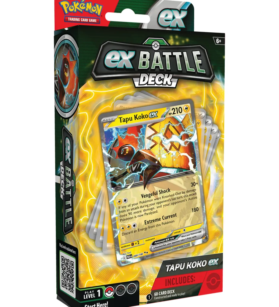 Samlekort - Battle Deck - Tapu Koko ex>Pokémon Best