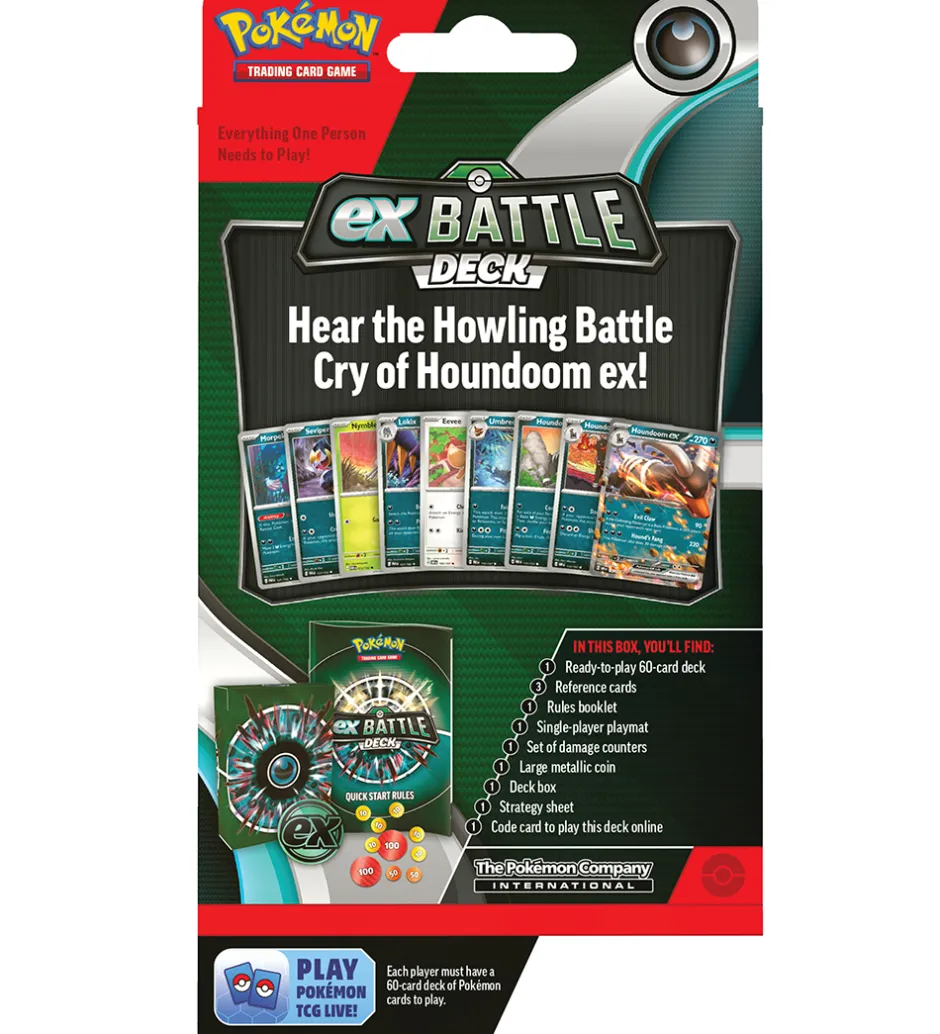 Samlekort - Battle Deck - Houndoom ex>Pokémon