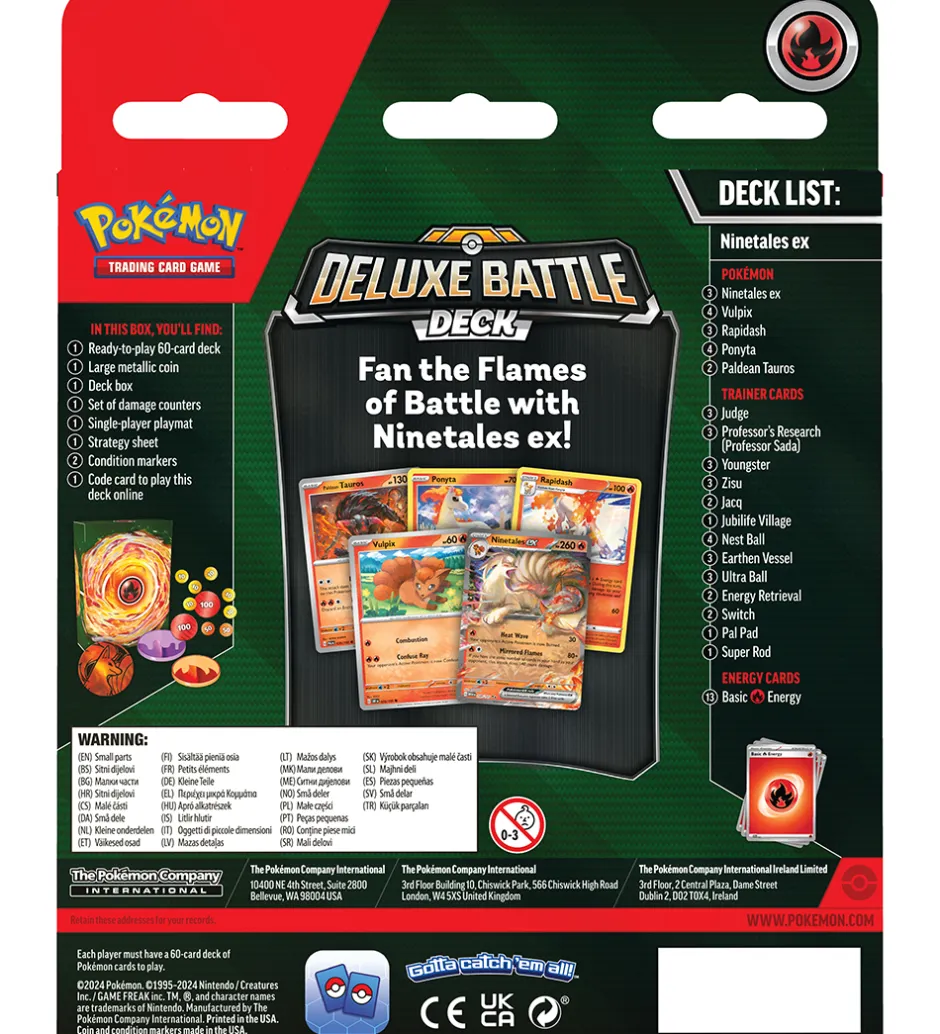 Samlekort - Deluxe Battle Deck - Ninetales ex>Pokémon