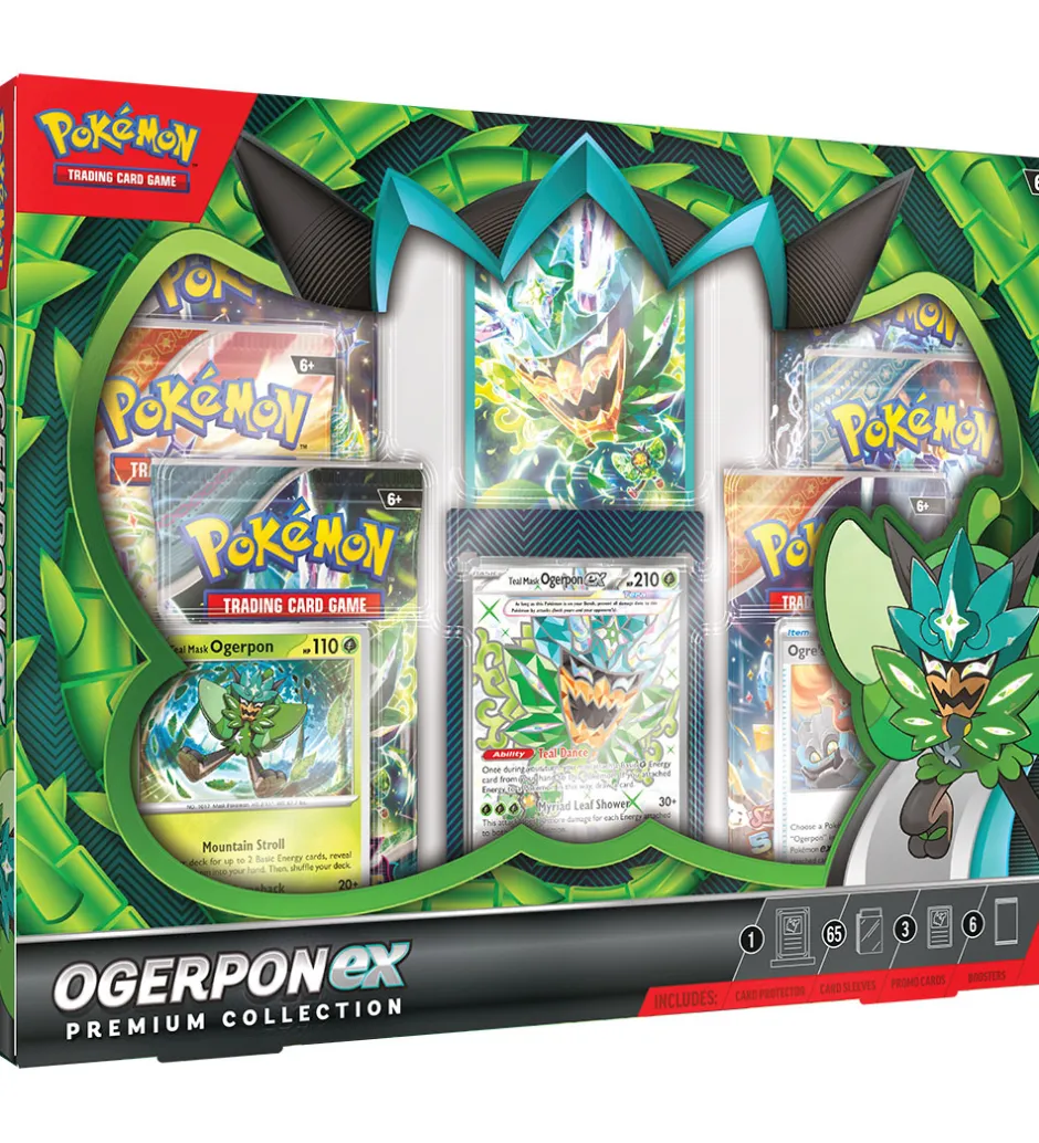 Samlekort - Ogerpon ex - Premium Collection>Pokémon New