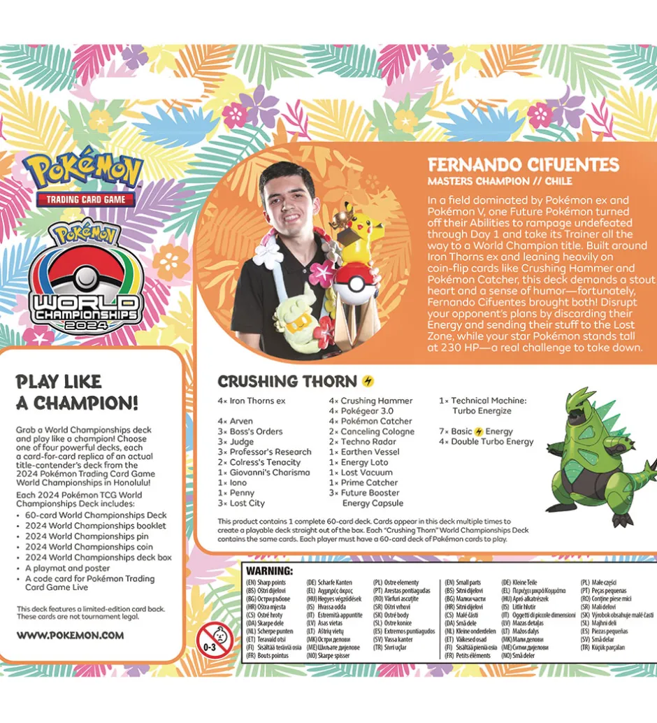 Samlekort - World Championships 2024 - Crushing Thorn>Pokémon Clearance