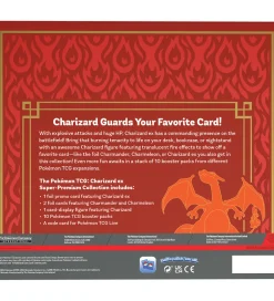 Samlekort m. Figur - Super Premium Box - Charizard Ex><noscript><img width=