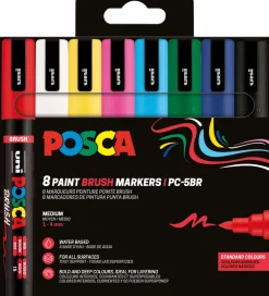 Tuscher - PC-5BR - 8 stk. - Multifarvet>Posca Clearance