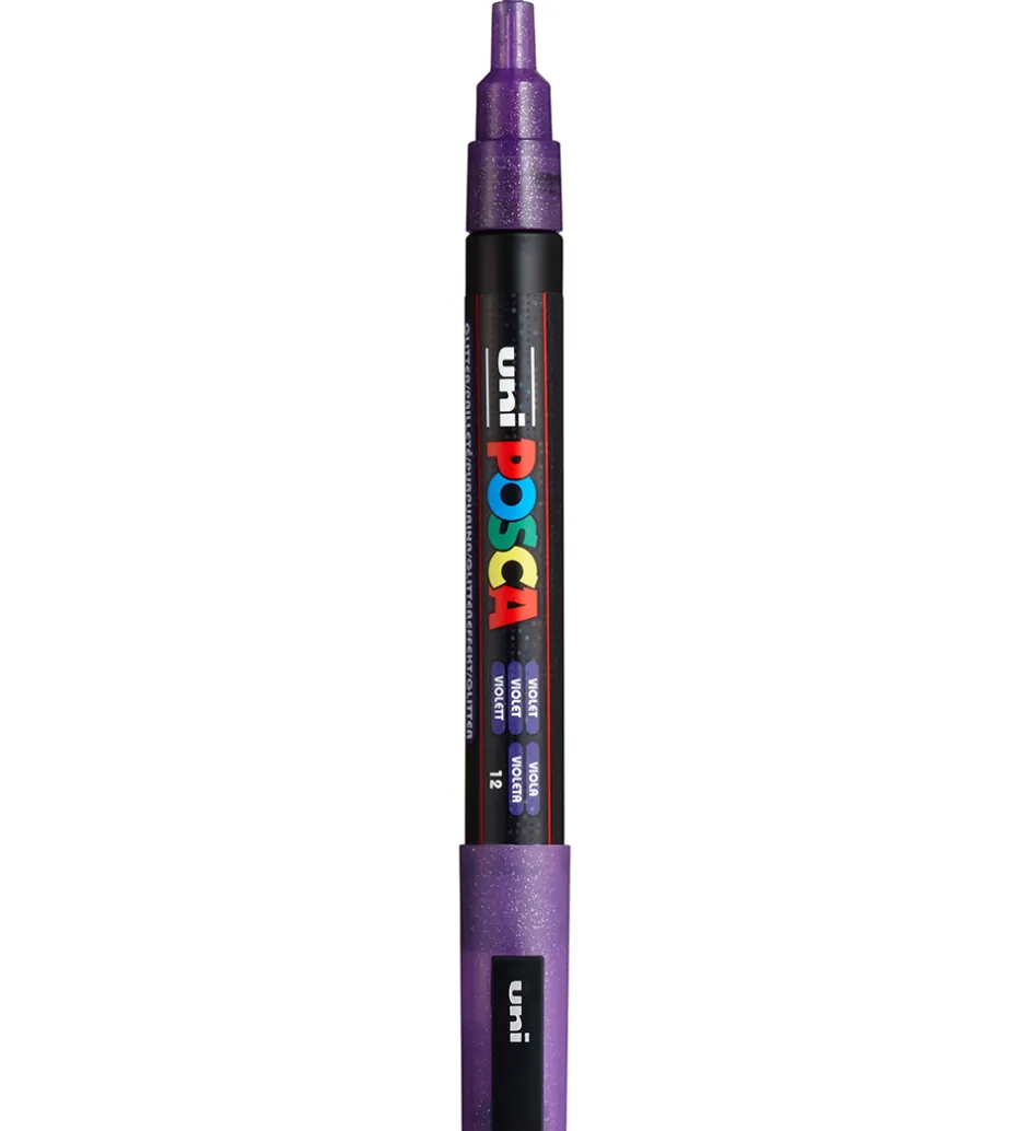Tuscher - PC-3M - 8 stk. - Multifarvet m. Glimmer>Posca New