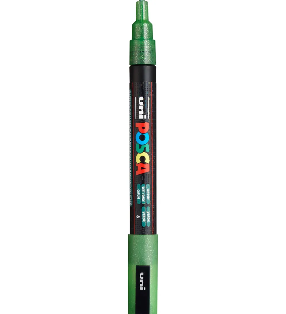 Tuscher - PC-3M - 4 stk. - Blå/Grøn/Lilla m. Glimmer>Posca Clearance
