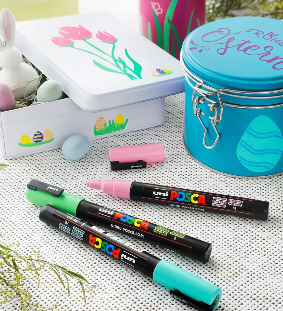 Tuscher - PC-3M - 4 stk. - Afdæmpede farver>Posca Clearance