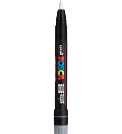 Tuscher m. Pensel-spids - PCF-350 - 3 stk. - Hvid/Sort>Posca Best