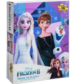 Puslespil - 3D - 200 Brikker - Frozen>Prime 3D Puzzle Online